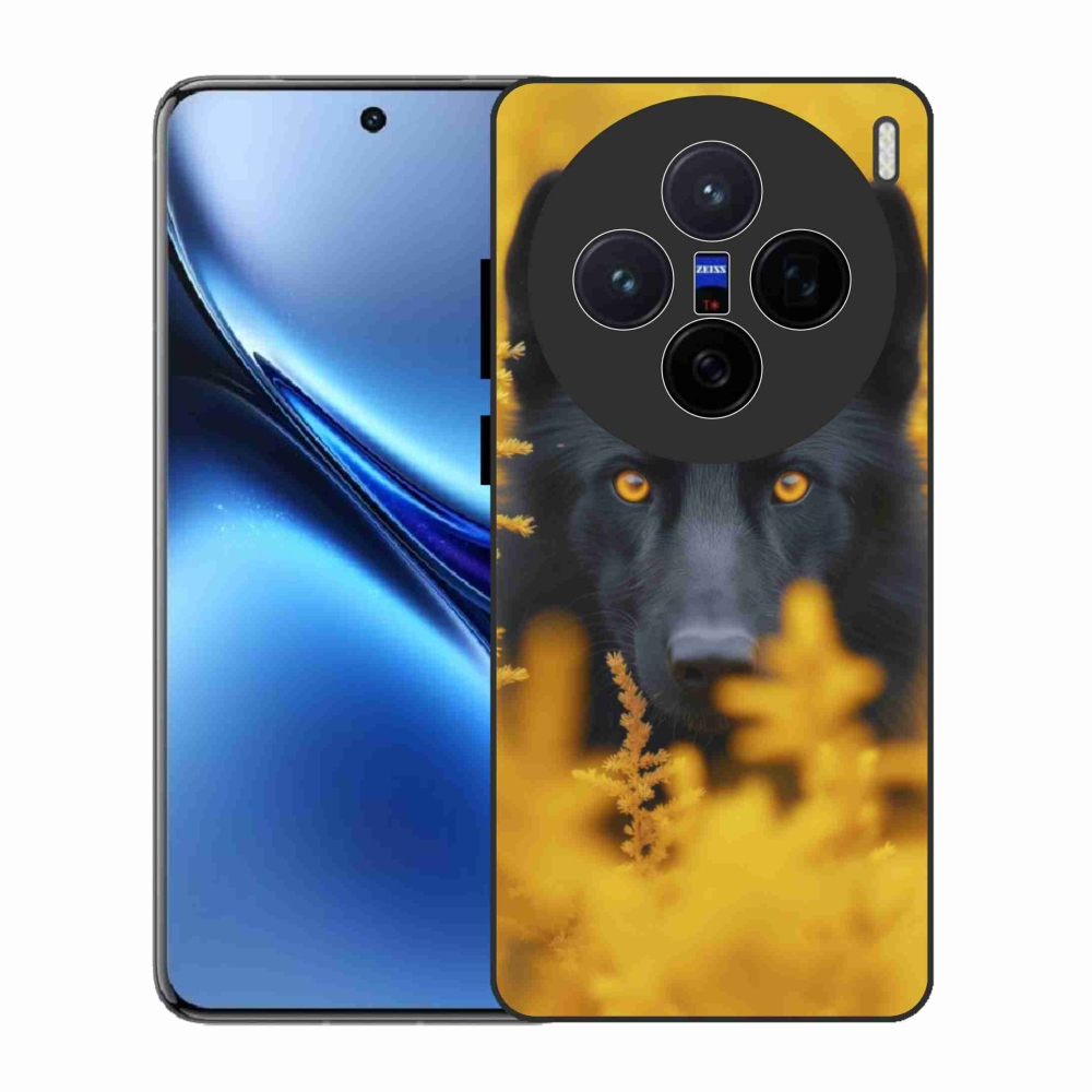 Zselés borítás mmCase Vivo X200 5G - fekete farkas 2