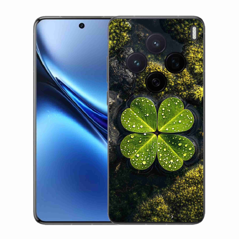Zselés borítás mmCase a Vivo X200 5G-hez - négylevelű lóhere