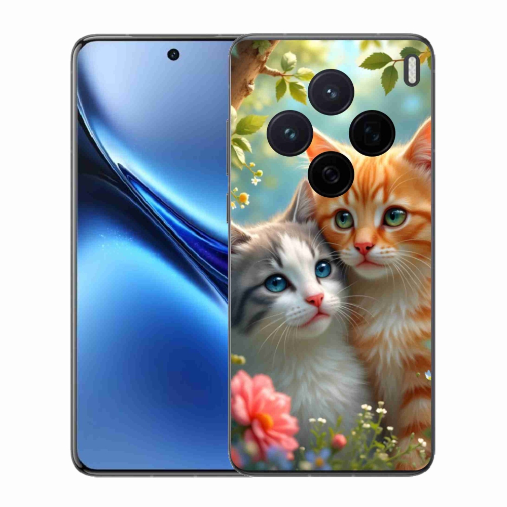Zselés borítás mmCase a Vivo X200 5G-hez - cat love 2