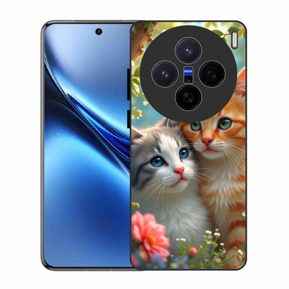 Zselés borítás mmCase a Vivo X200 5G-hez - cat love 2