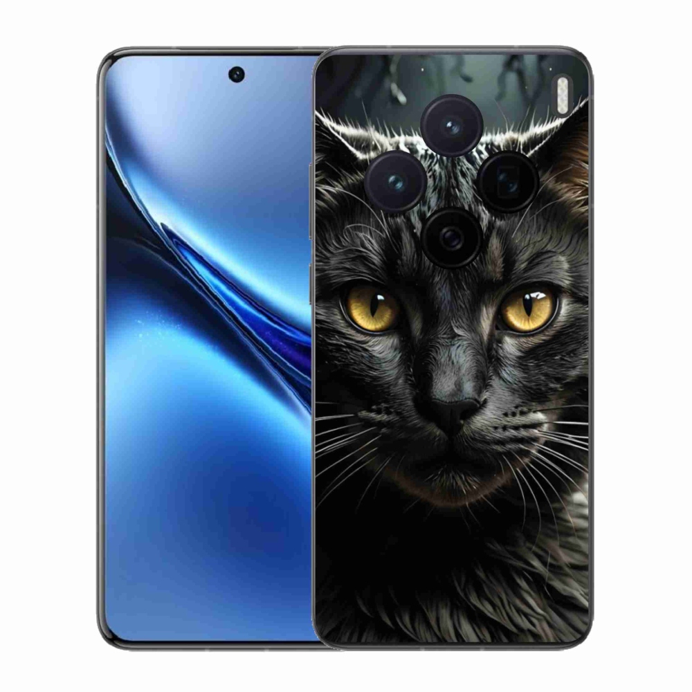 Zselés borítás mmCase a Vivo X200 5G-hez - macskaszem 3