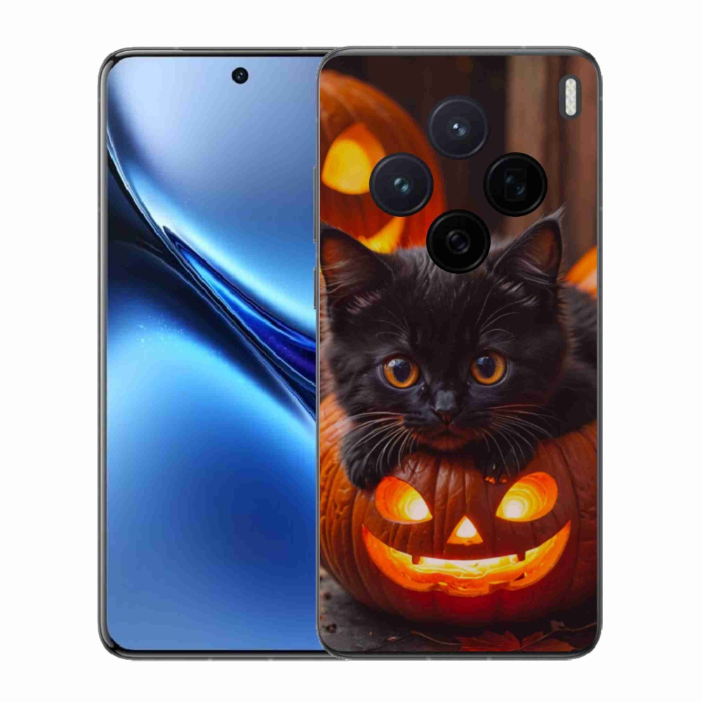 Zselés borítás mmCase a Vivo X200 5G készülékhez - cica és tök
