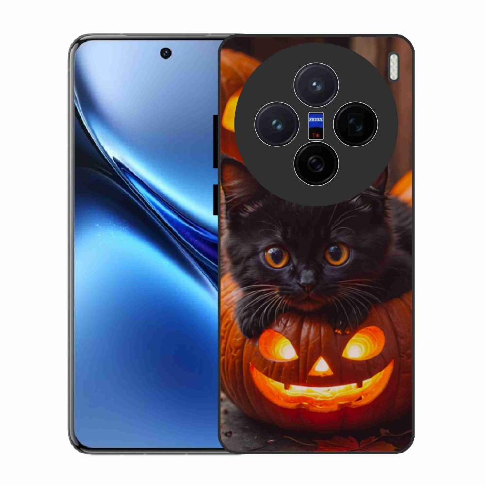 Zselés borítás mmCase a Vivo X200 5G készülékhez - cica és tök