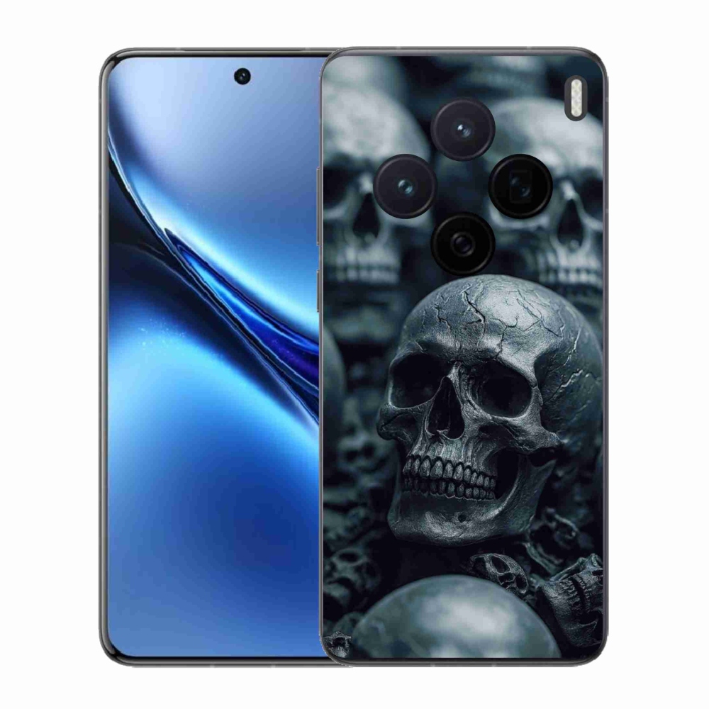 Zselés borítás mmCase a Vivo X200 5G-hez - koponya 2