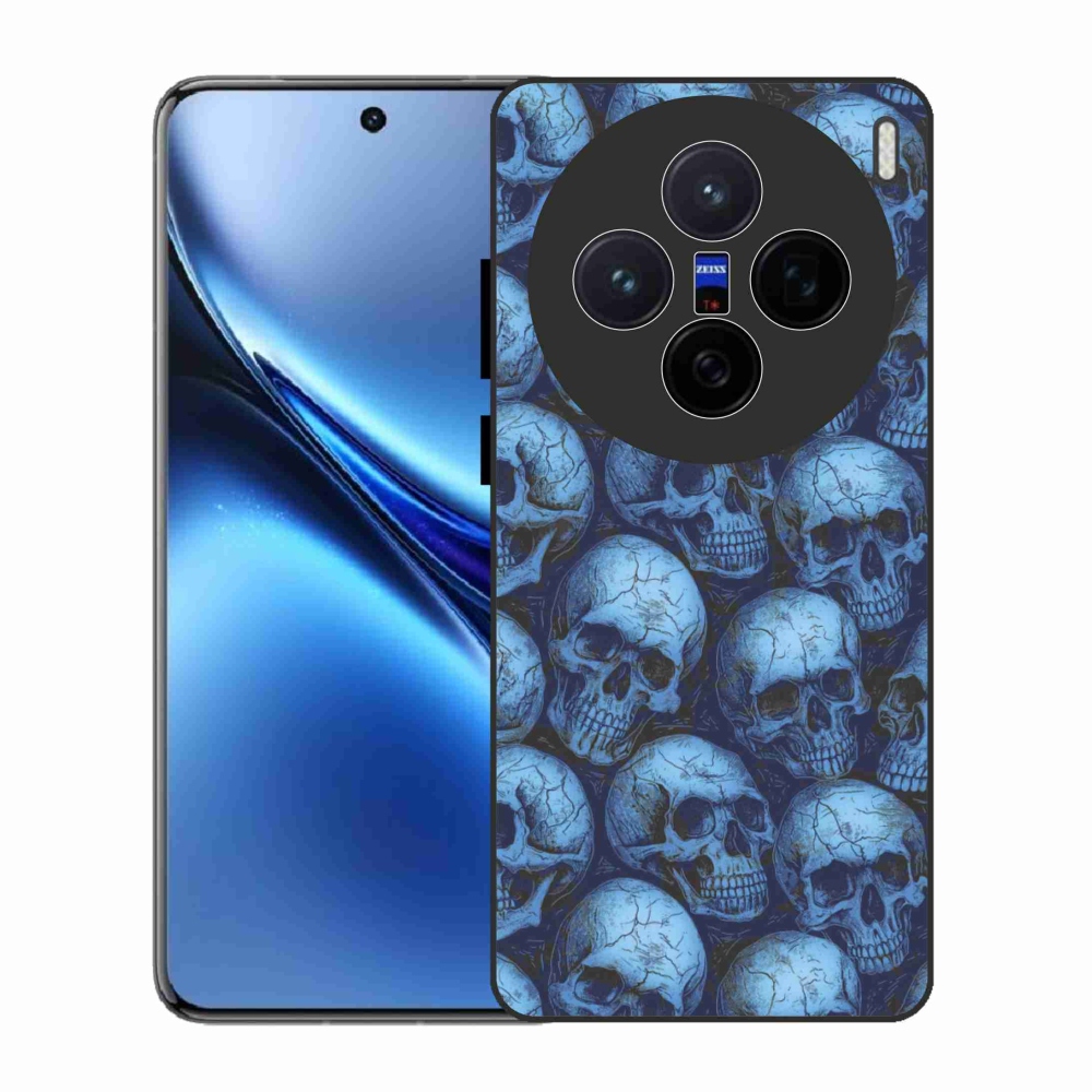 Zselés borítás mmCase a Vivo X200 5G-n - koponyák