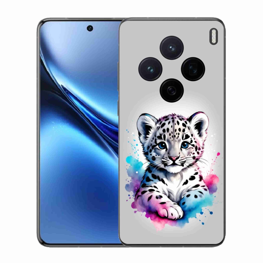 Zselés borítás mmCase a Vivo X200 5G készülékhez - leopárd kölyök
