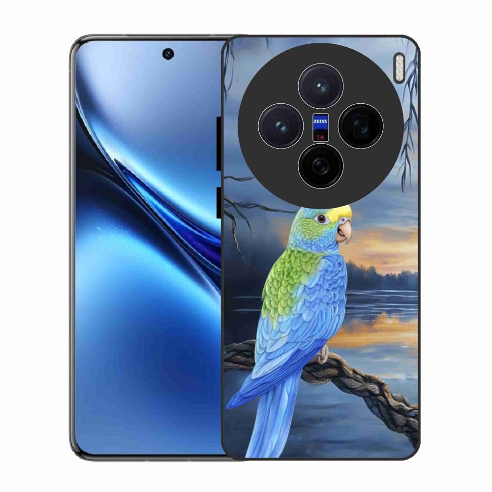 Zselés borítás mmCase Vivo X200 5G - kék papagájhoz