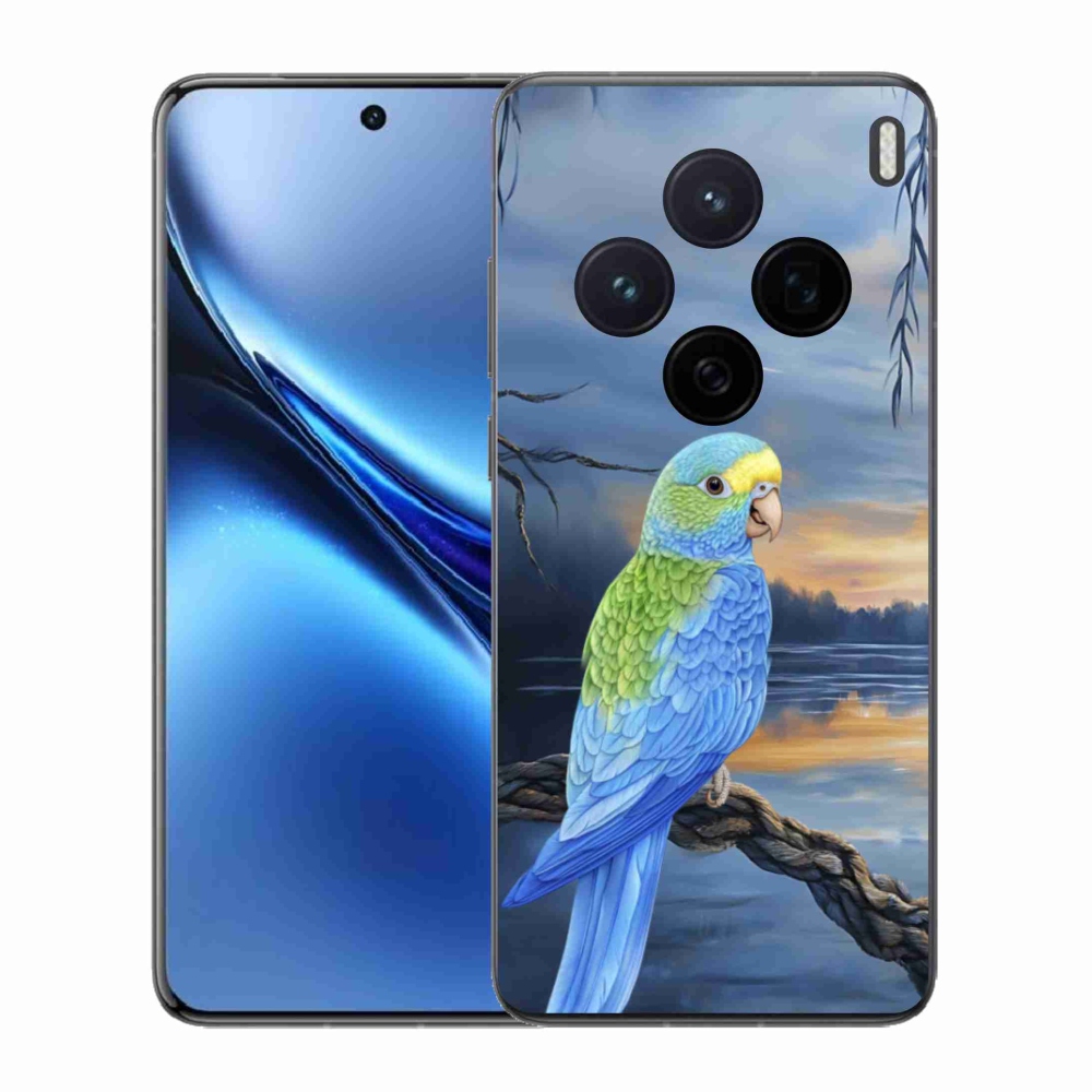 Zselés borítás mmCase Vivo X200 5G - kék papagájhoz