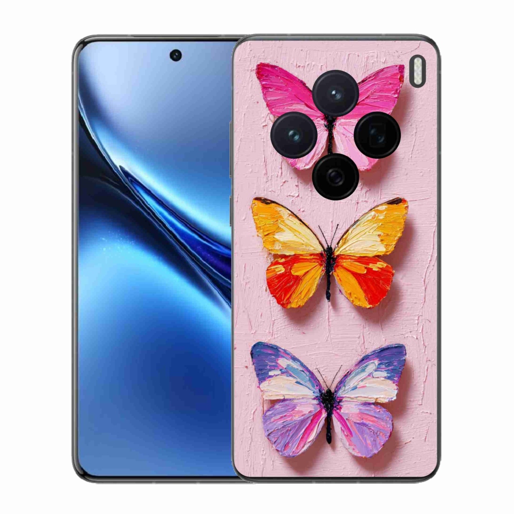 Zselés borítás mmCase a Vivo X200 5G-hez - pillangó szentháromság