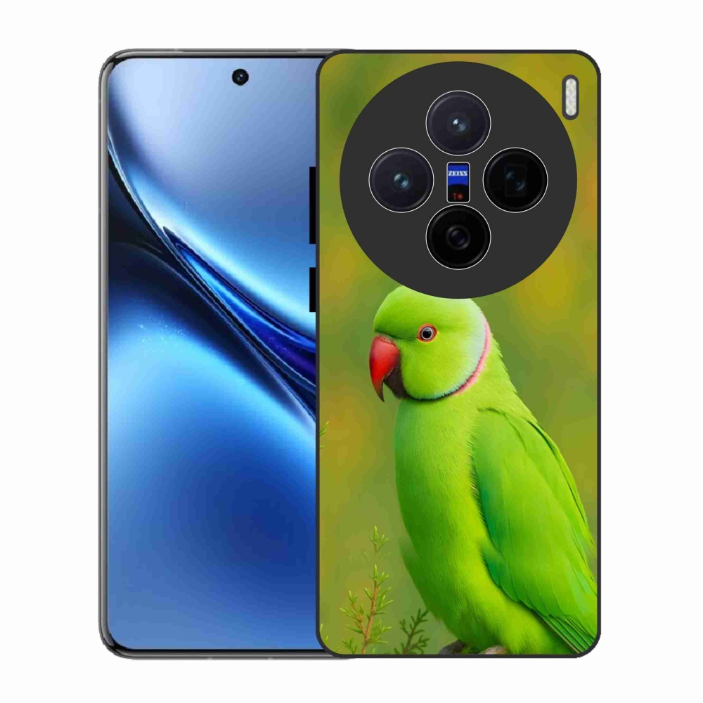 Zselés borítás mmCase a Vivo X200 5G-hez - papagáj alexander 2