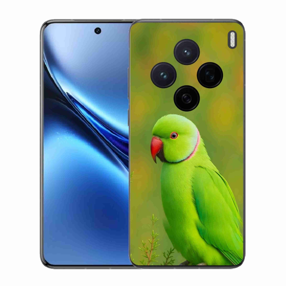 Zselés borítás mmCase a Vivo X200 5G-hez - papagáj alexander 2