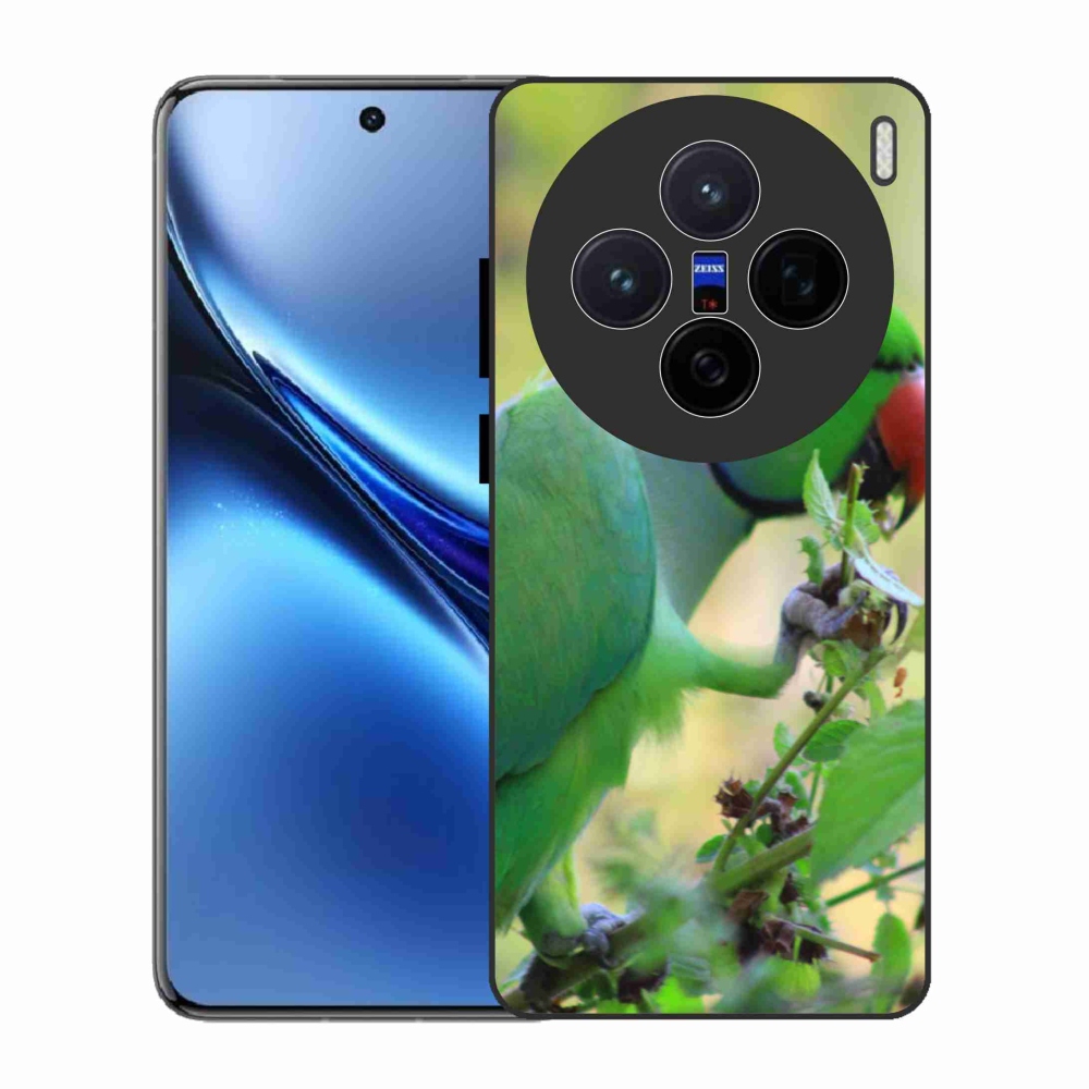 Zselés borítás mmCase a Vivo X200 5G-hez - papagáj alexandr