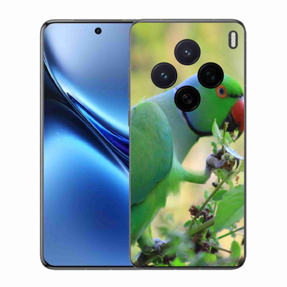 Zselés borítás mmCase a Vivo X200 5G-hez - papagáj alexandr
