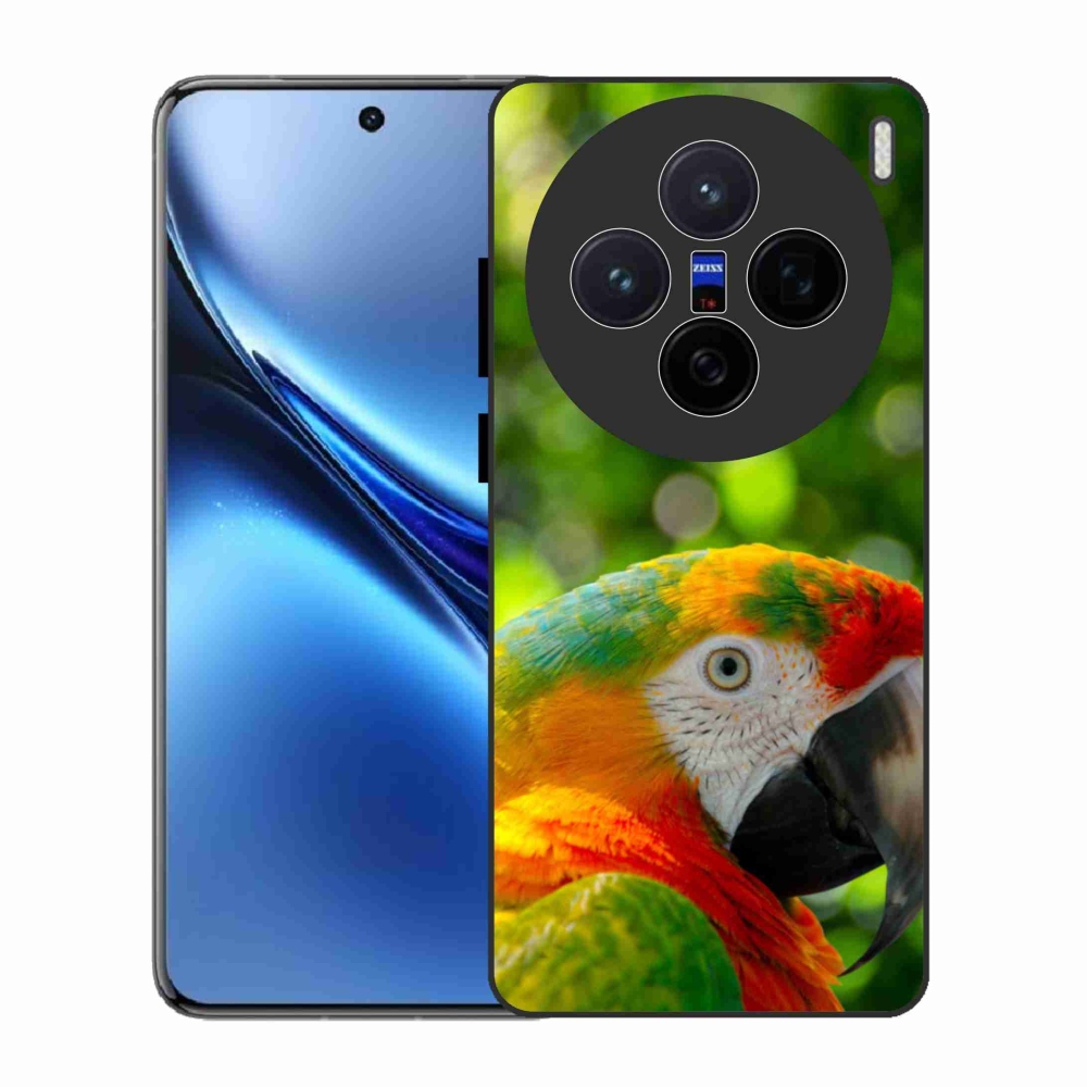 Zselés borítás mmCase a Vivo X200 5G-hez - papagáj ara 3