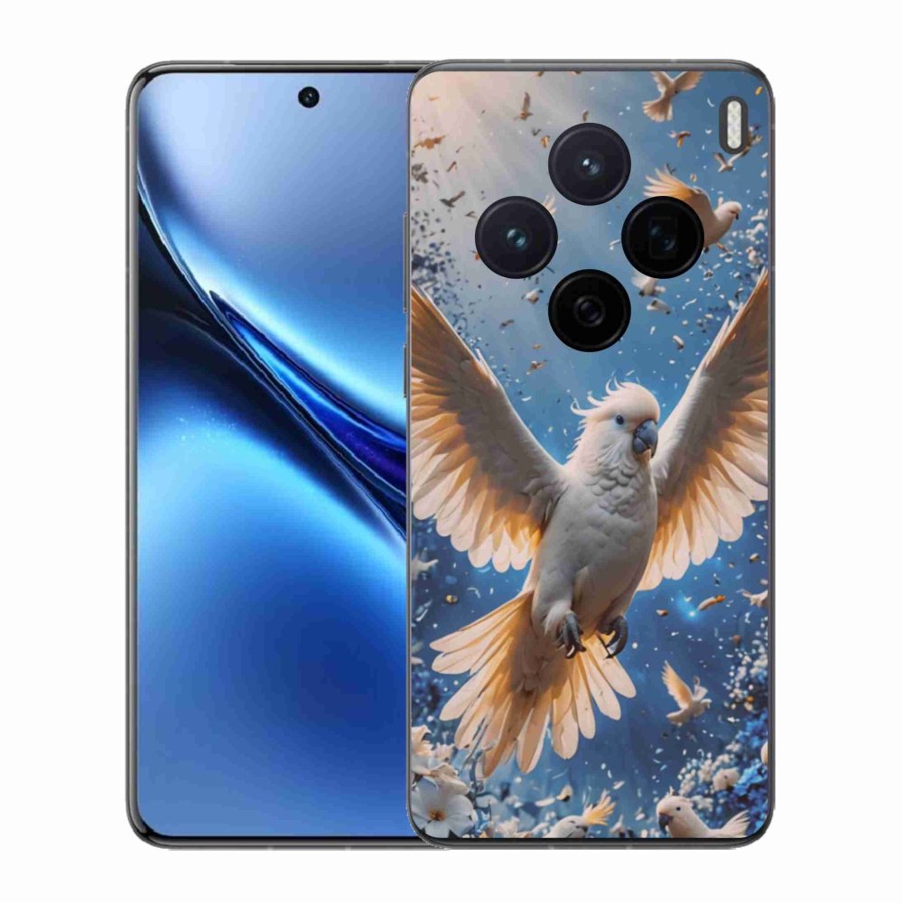 Zselés borítás mmCase a Vivo X200 5G készülékhez - papagáj kakadu