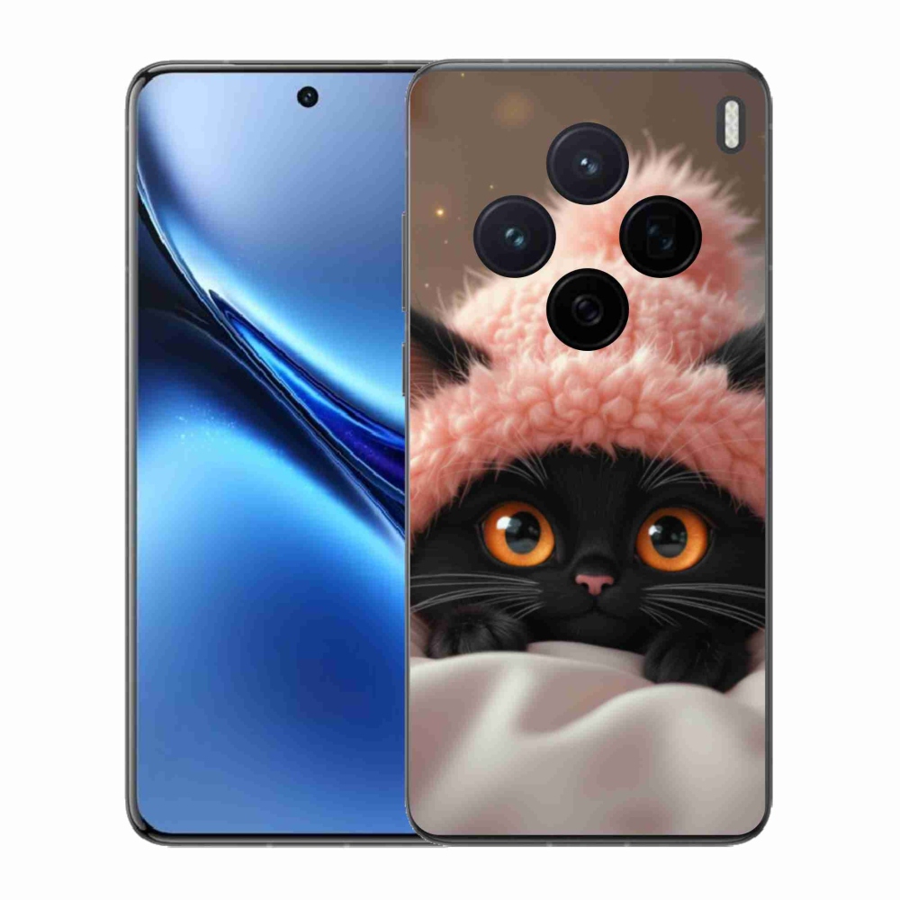 Gél borító mmCase a Vivo X200 5G készülékhez - aranyos cica 7