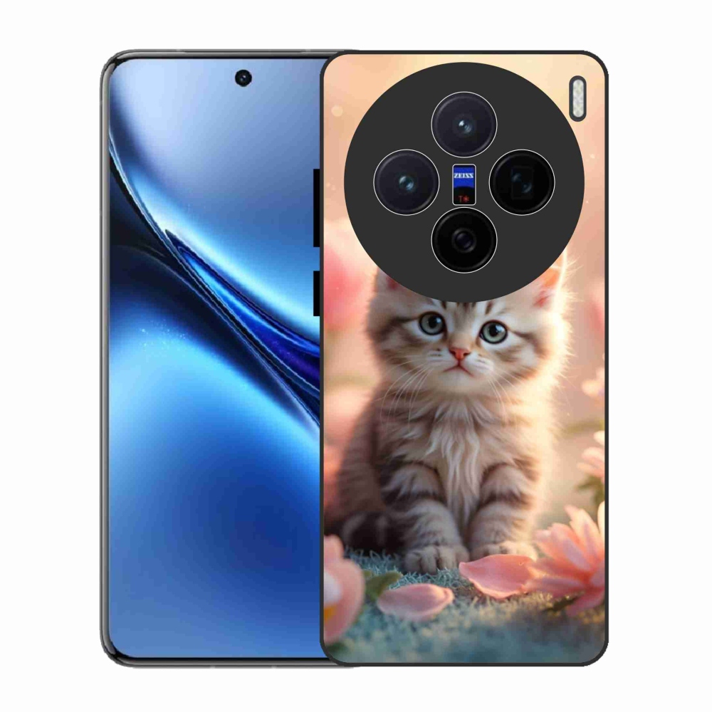 Gél borító mmCase a Vivo X200 5G készülékhez - aranyos cica 8