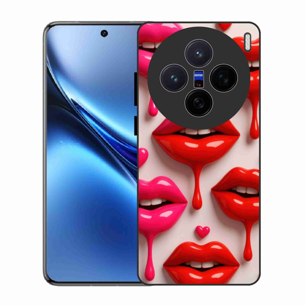 Gél védőburkolat mmCase a Vivo X200 5G készülékhez - ajkak 2