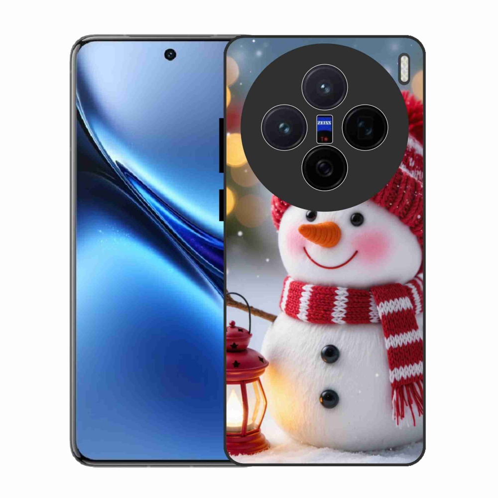 Zselés borítás mmCase a Vivo X200 5G készülékhez - hóember 2