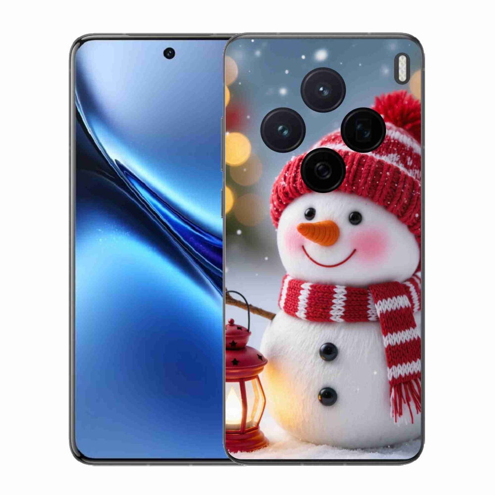 Zselés borítás mmCase a Vivo X200 5G készülékhez - hóember 2