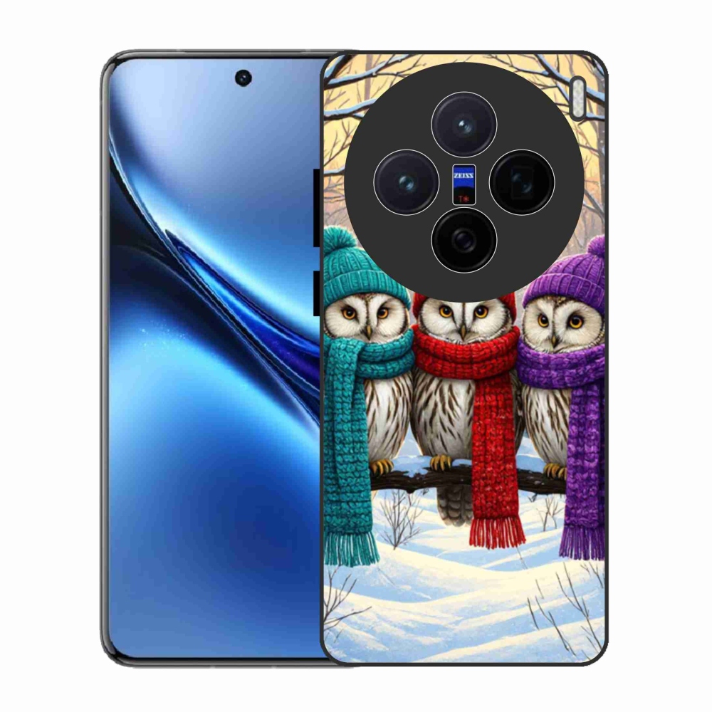 Zselés borítás mmCase a Vivo X200 5G készülékhez - bagolybarátok