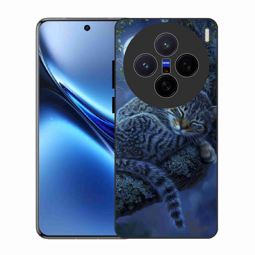 Zselés borítás mmCase a Vivo X200 5G-hez - alvó macska