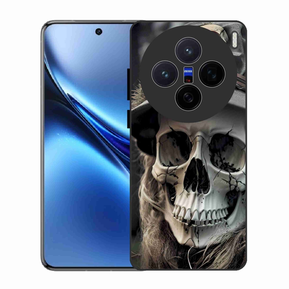 Zselés borítás mmCase a Vivo X200 5G-hez - sötét koponya