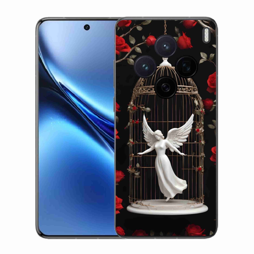 Zselés borítás mmCase a Vivo X200 5G készülékhez - csapdába esett angyal