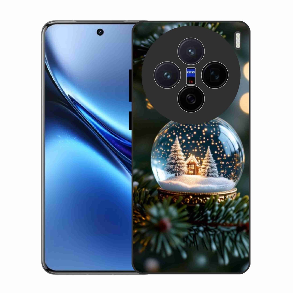 Zselés borítás mmCase a Vivo X200 5G-hez - Karácsonyi gömbök 2