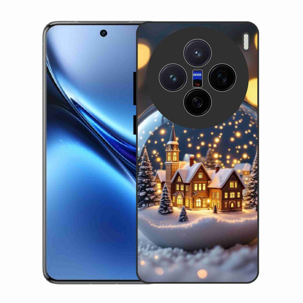 Zselés borítás mmCase a Vivo X200 5G-hez - Karácsonyi gömbök 4