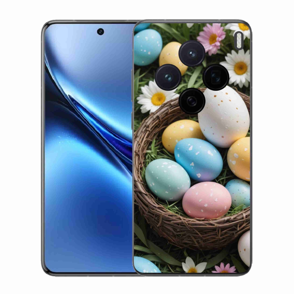 Zselés borítás mmCase a Vivo X200 5G készülékhez - Húsvéti tojások 2