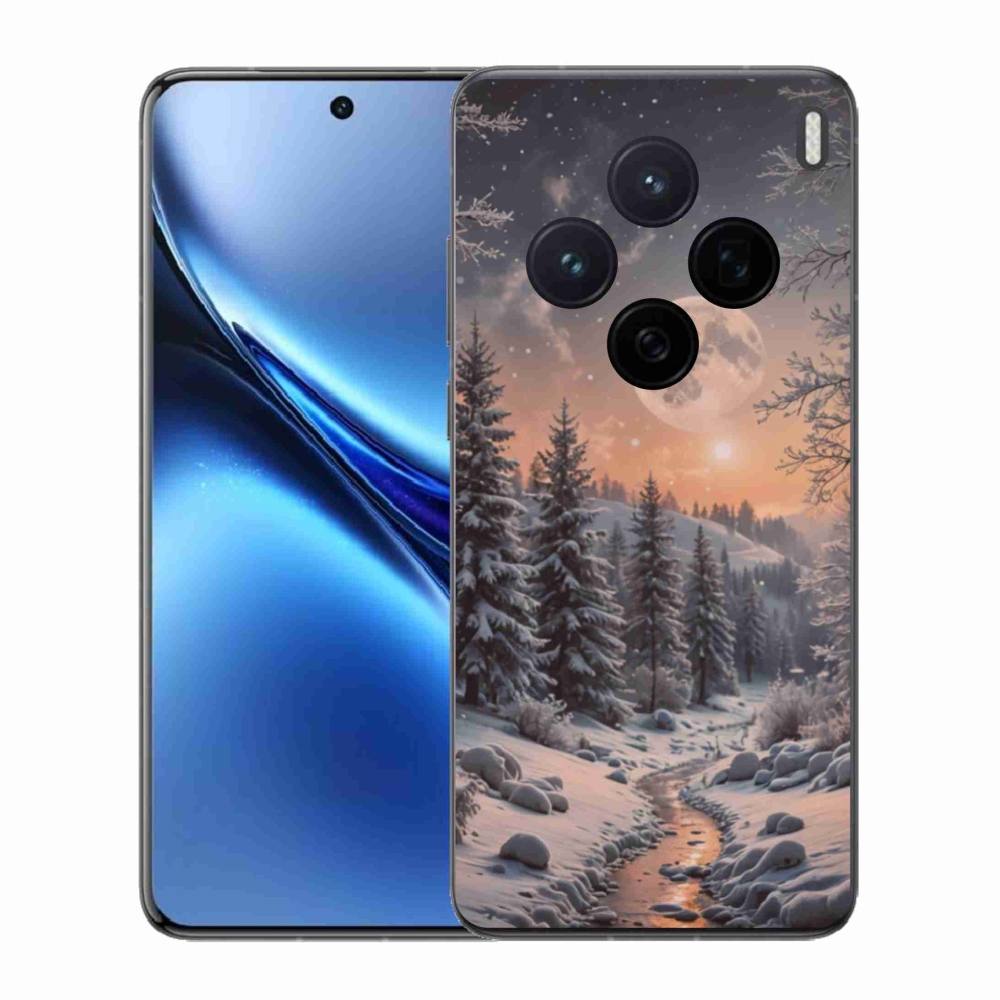 Zselés borítás mmCase a Vivo X200 5G-hez - téli táj 2
