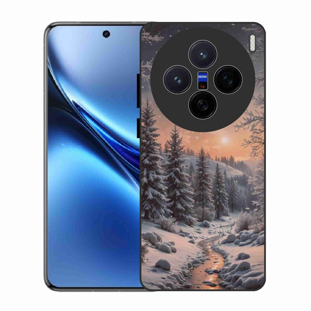 Zselés borítás mmCase a Vivo X200 5G-hez - téli táj 2