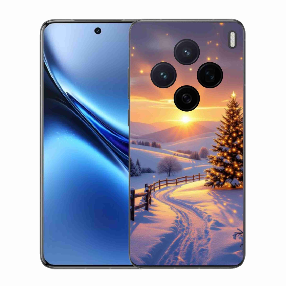 Zselés borítás mmCase a Vivo X200 5G készülékhez - téli tájkép