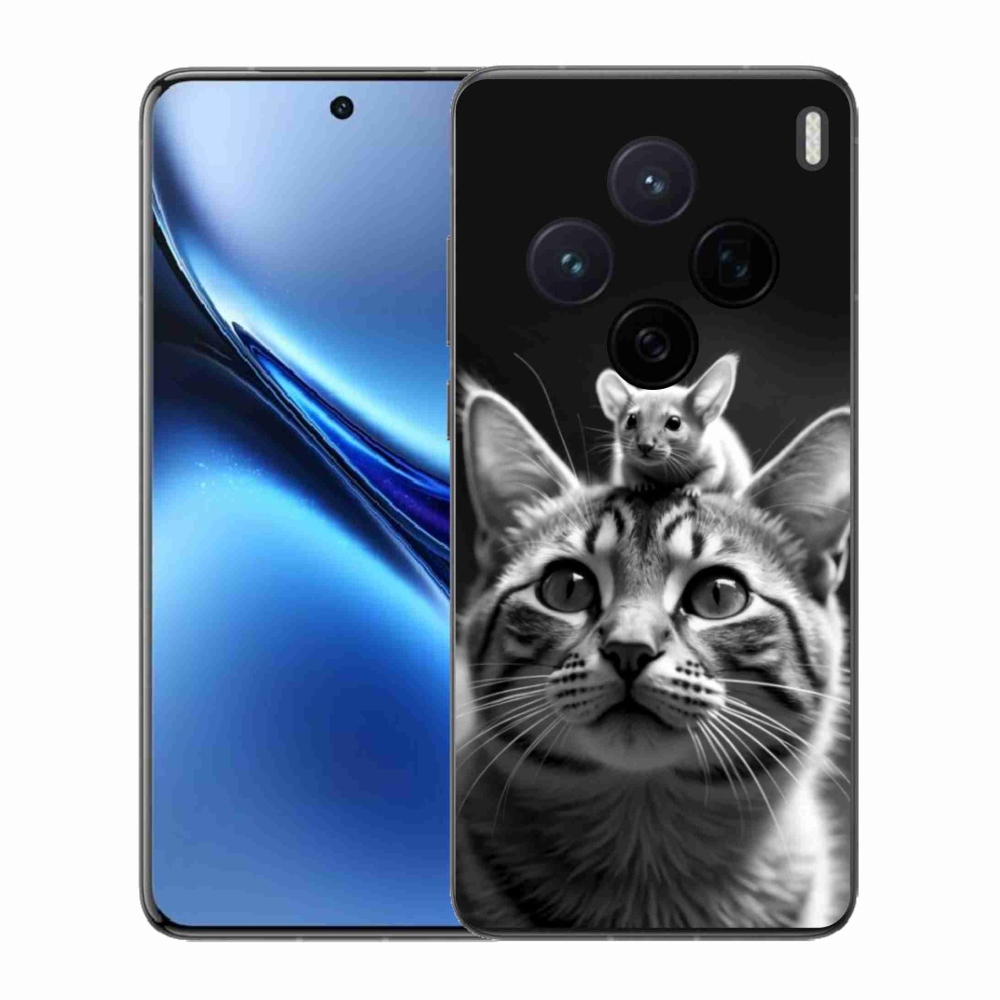 Zselés borítás mmCase a Vivo X200 5G-hez - állatbarátság 2