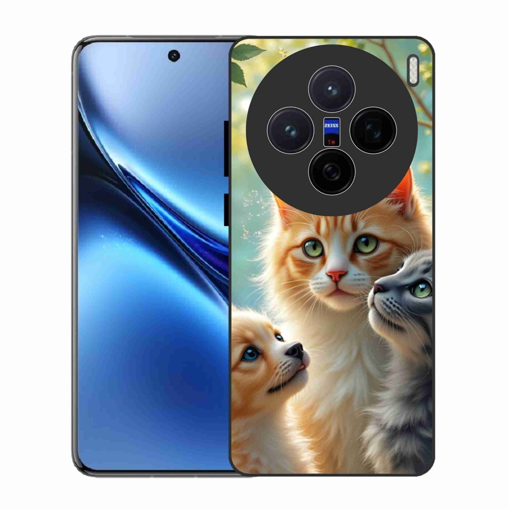 Zselés borítás mmCase a Vivo X200 5G-hez - állatbarátság 2