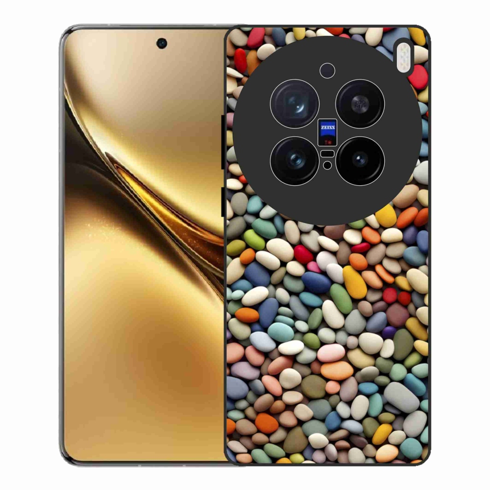 Zselés borítás mmCase a Vivo X200 Pro 5G készülékhez - színes strasszkövek 2