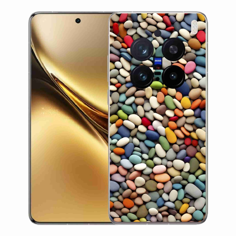 Zselés borítás mmCase a Vivo X200 Pro 5G készülékhez - színes strasszkövek 2