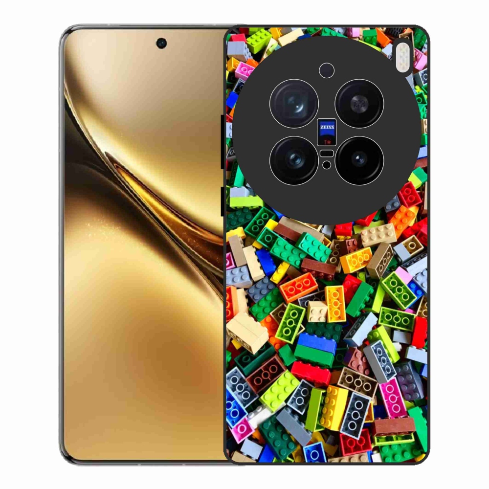Gélburkolat mmCase a Vivo X200 Pro 5G készülékhez - színes építőelemek