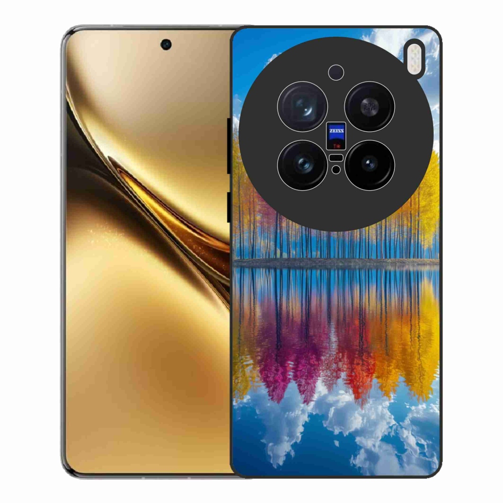 Zselés borítás mmCase a Vivo X200 Pro 5G készülékhez - színes fák