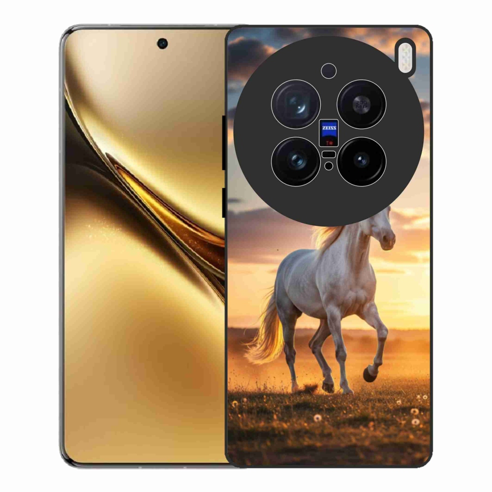 Zselés borítás mmCase a Vivo X200 Pro 5G-hez - futó fehér ló 2