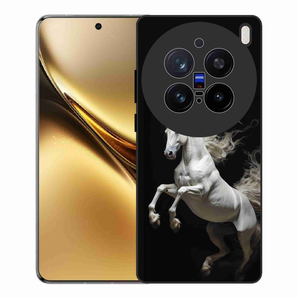Zselés borítás mmCase a Vivo X200 Pro 5G-hez - fehér ló 4