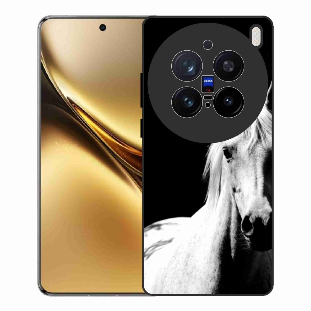 Zselés borítás mmCase a Vivo X200 Pro 5G-hez - fehér ló 5