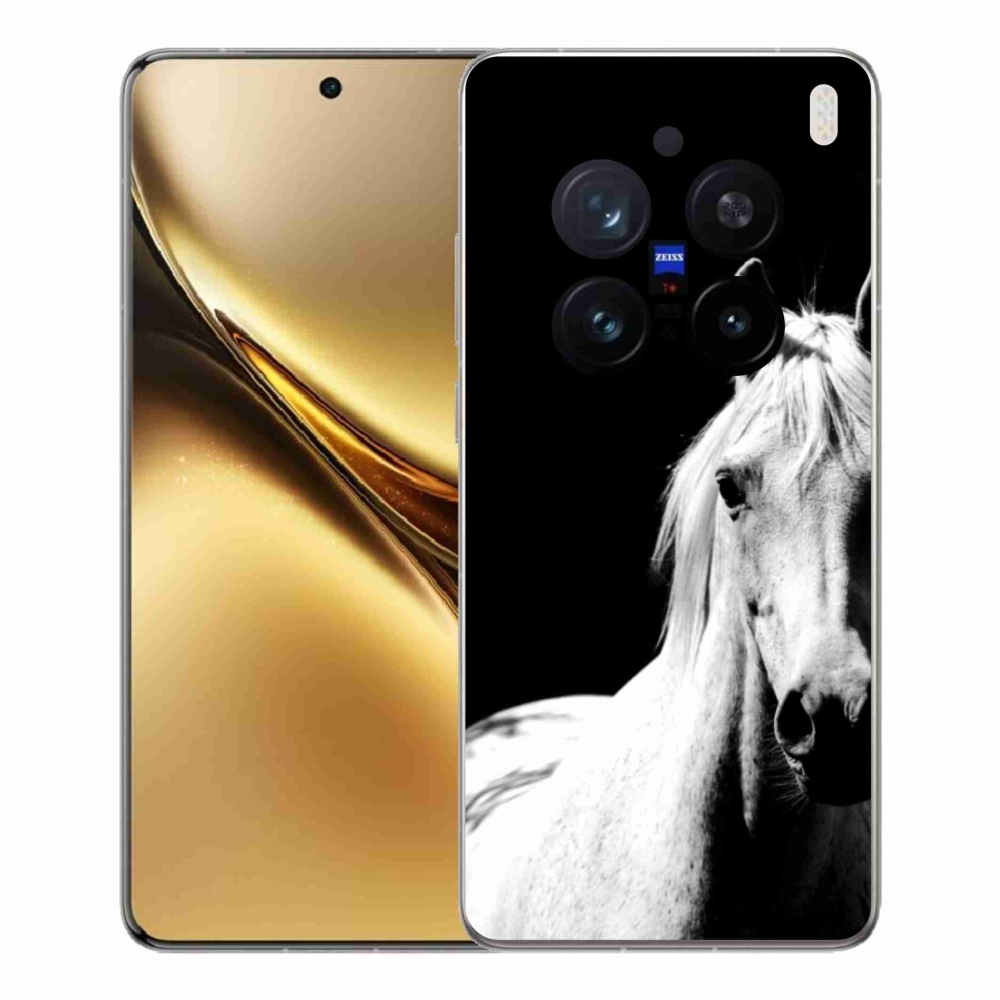 Zselés borítás mmCase a Vivo X200 Pro 5G-hez - fehér ló 5