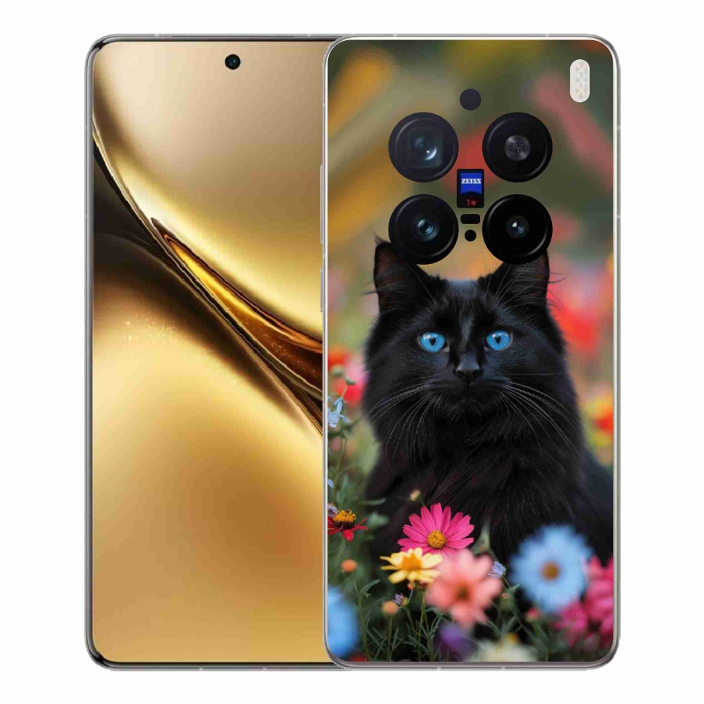 mmCase gél tok a Vivo X200 Pro 5G-hez – fekete cica 4