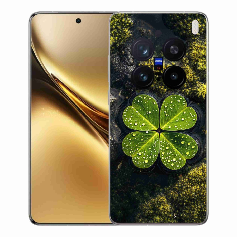 Zselés borítás mmCase a Vivo X200 Pro 5G készülékhez - négylevelű lóhere