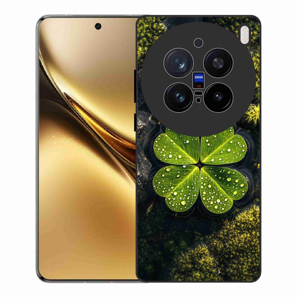 Zselés borítás mmCase a Vivo X200 Pro 5G készülékhez - négylevelű lóhere