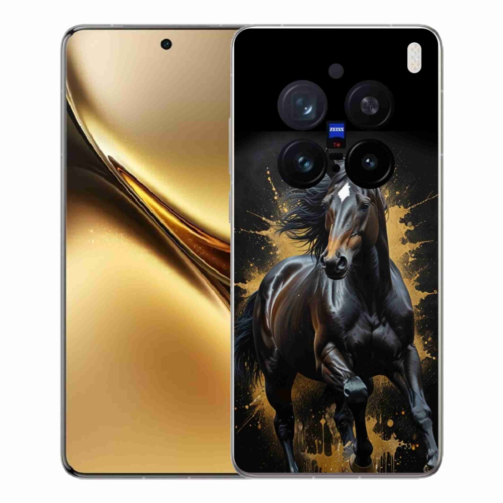 mmCase géltok a Vivo X200 Pro 5G-hez – elegáns fekete csikó