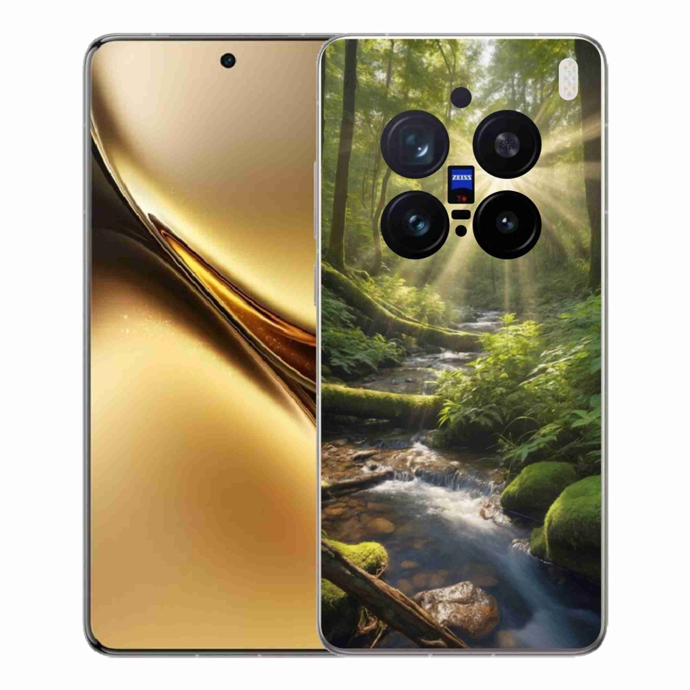 Zselés borítás mmCase a Vivo X200 Pro 5G-hez - erdő mélysége