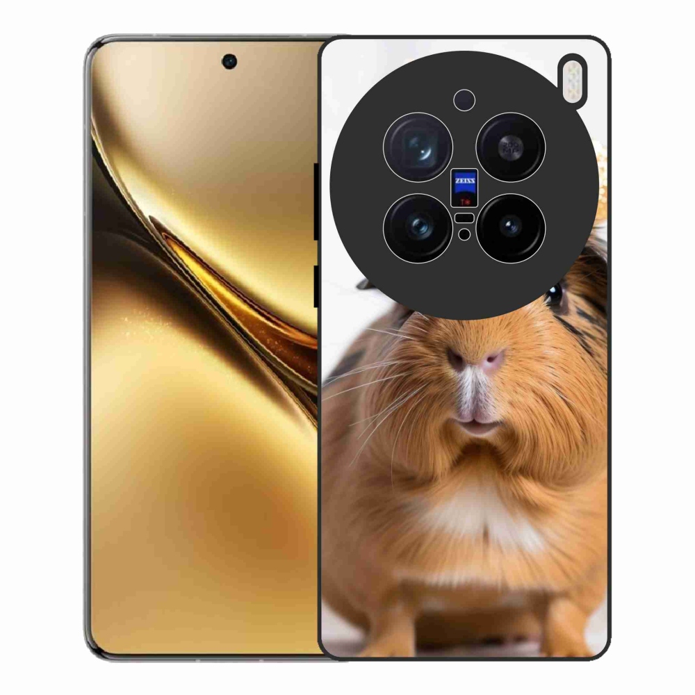 Zselés borítás mmCase a Vivo X200 Pro 5G készülékhez - barna tengerimalac